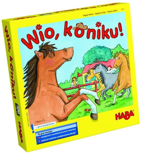Детска настолна игра Haba - Хоп в галоп