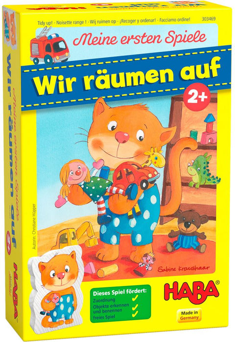 Детска игра Haba - Подреди стаята на котарака Типтоп