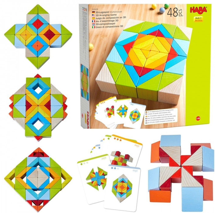 Дървена мозайка Haba, 48 части