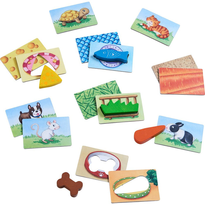 Детска игра Haba - С какво се хранят животните