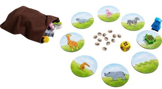 Детска игра Haba - 10 игри, Зоопрак