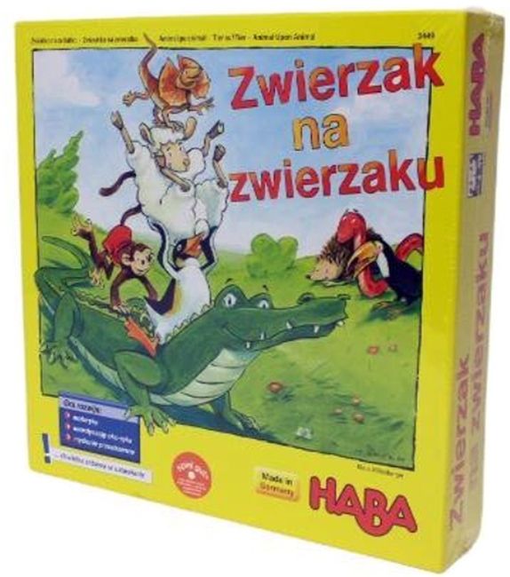 Детска игра Haba - Животинче върху животинче