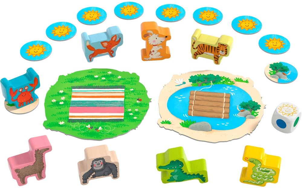 Детска игра Haba - Животно върху животно