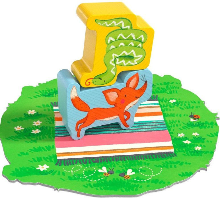 Детска игра Haba - Животно върху животно