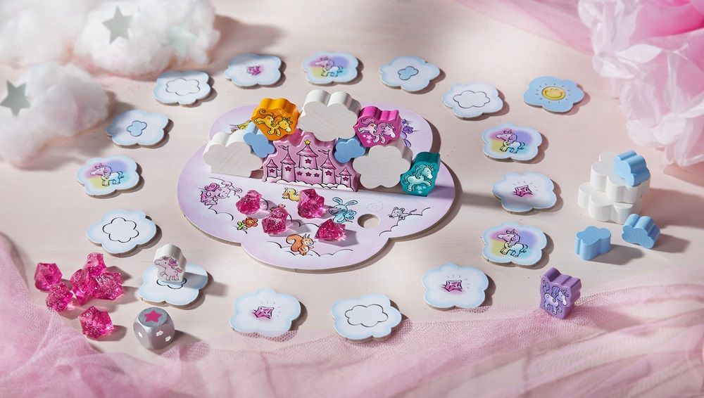 Детска игра Haba - Еднорози: Облачни приключения