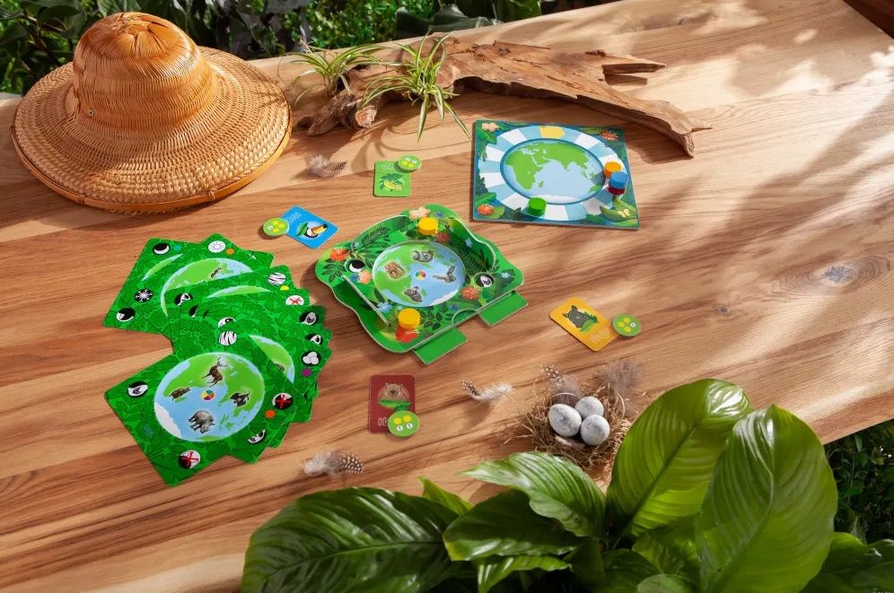 Детска настолна игра Haba - Животните по света