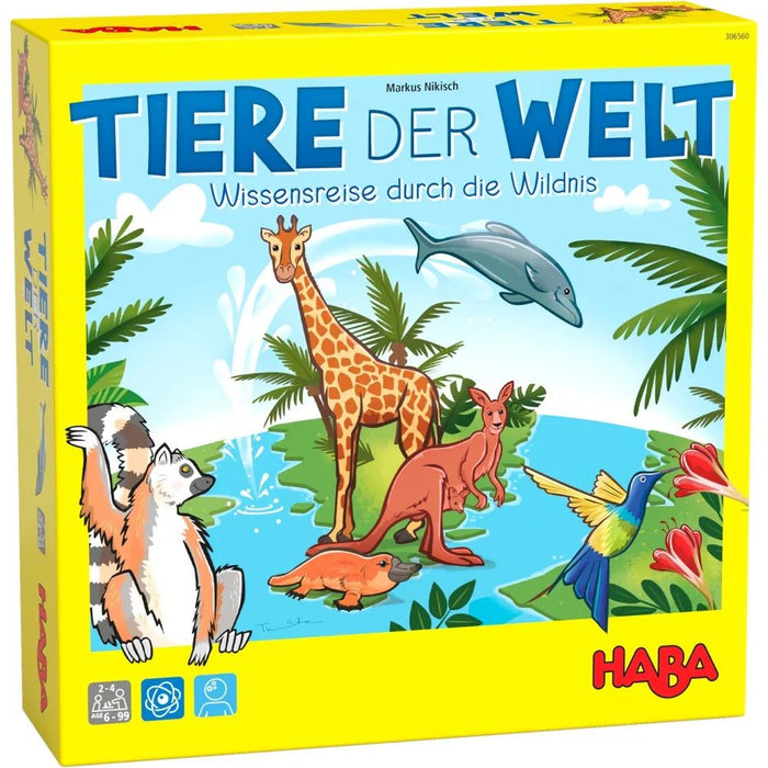 Детска настолна игра Haba - Животните по света
