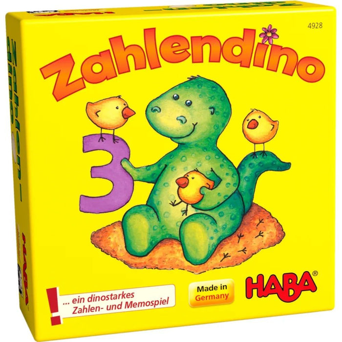 Детска настолна игра Haba - Динозаври и числа
