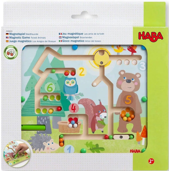 Магнитна дъска лабиринт Haba - Горски животни