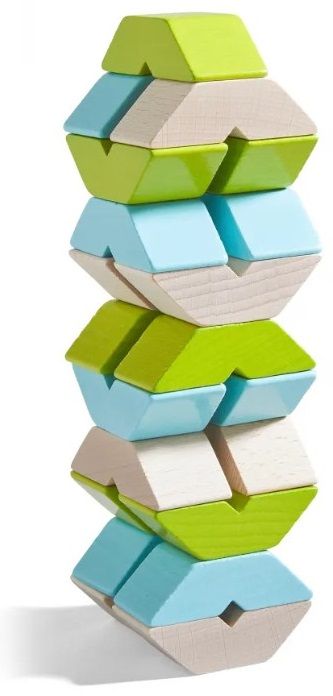 Логическа игра Haba - Танграм, с шаблони, 21 части