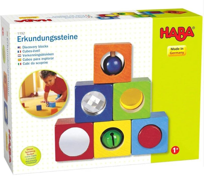 Дървени кубчета Haba - Акустични ефекти, 6 броя
