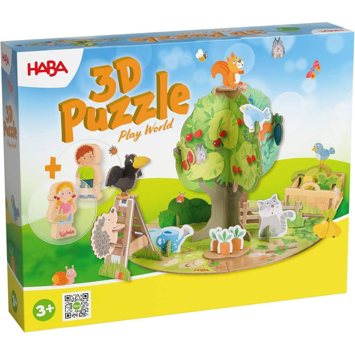 3D пъзел Haba - Овощна градина, 42 части