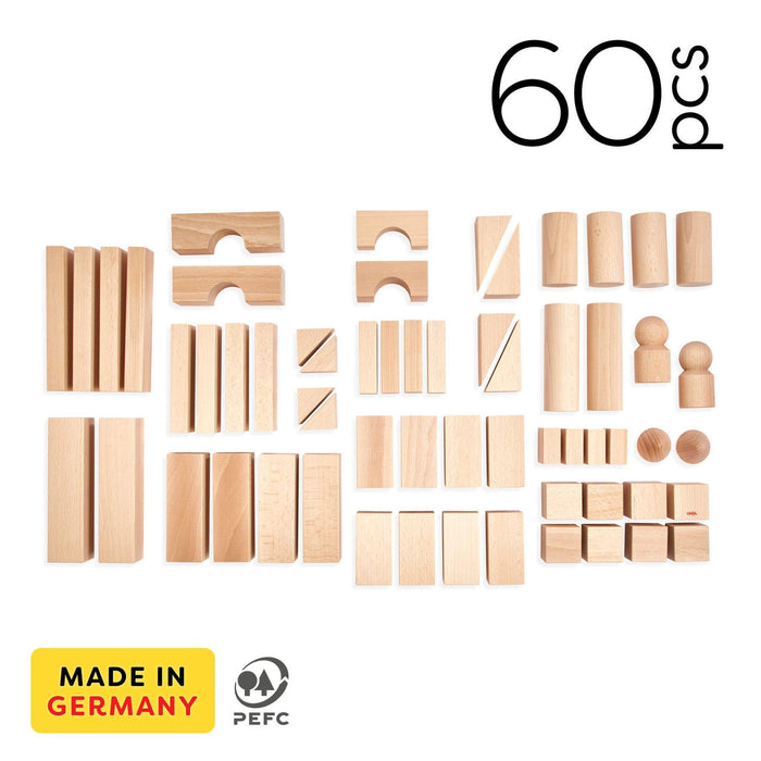 Дървени кубчета Haba - 60 броя