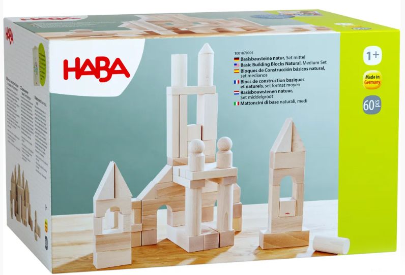 Дървени кубчета Haba - 60 броя