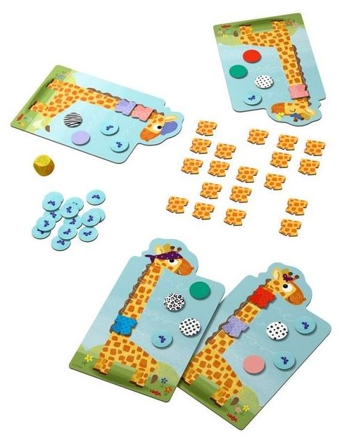 Детска мемори игра Haba - Жирафът Ласе