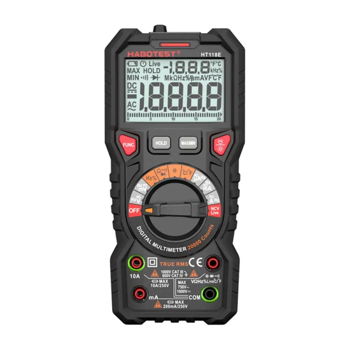 Habotest HT118E Универсален цифров мултицет True RMS NCV
