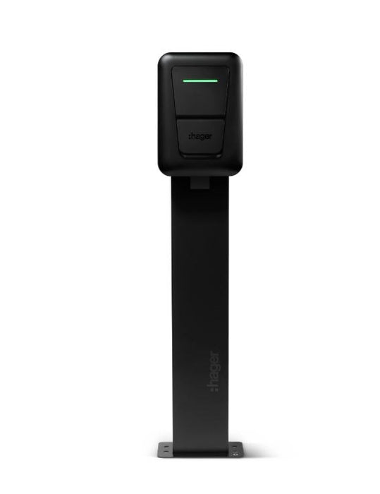 EVCS Hager witty one 11kW 3f RFID Bluetooth зарядна станция с T2 контакт