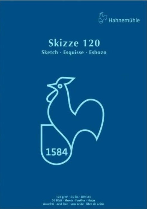 Скицник Hahnemuhle Skizze 120 - A4, 50 листа