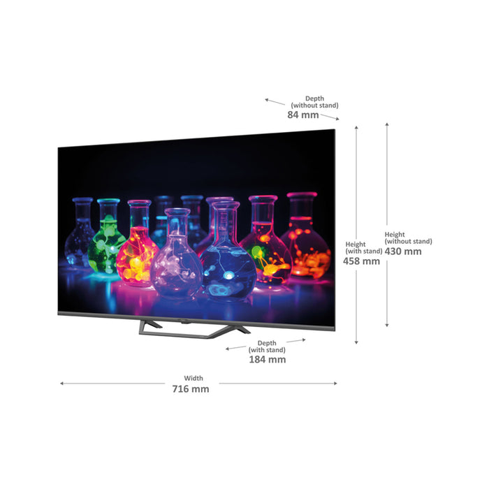 Телевизор HAIER H32S80EFX QLED SMART TV, GOOGLE TV, 32.0 ", 80.0 см