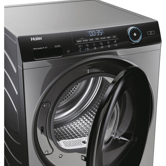 Сушилня HAIER HD80-A3959 R-S/ANTHR. КОНДЕНЗАЦИОННА С ТЕРМОПОМПА, 8.0 kg