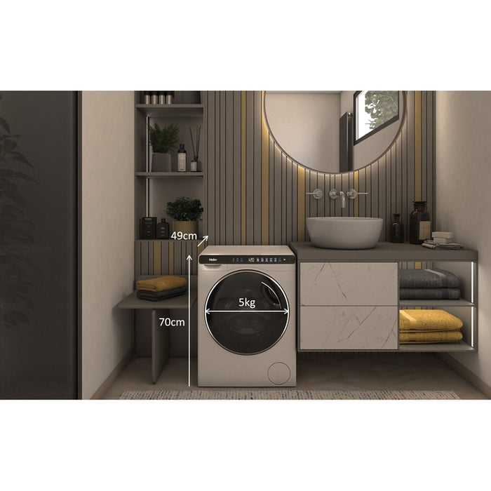 Пералня HAIER HW50-BP12307-S 5.0 kg, 1200 об/min, ИНВЕРТОРЕН МОТОР