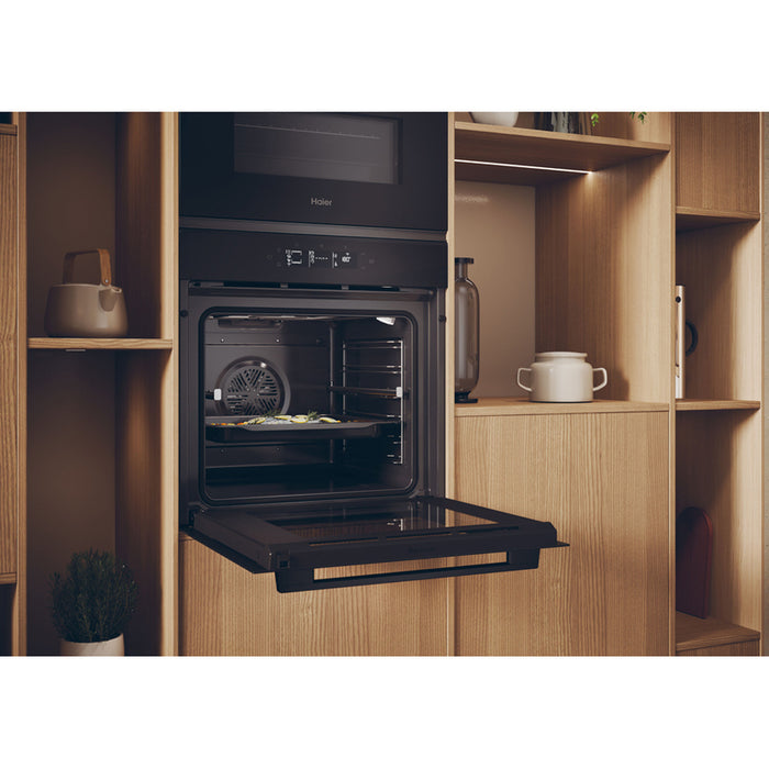 Фурнa за вграждане HAIER H6 ID25G3HTB 78 L, А++, ТЕЛЕСКОПИЧНА СИСТЕМА, ПЛАВНО ЗАТВАРЯНЕ