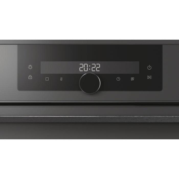 Фурнa за вграждане HAIER HOQ-F6QAN3GB/EE 72 L, А++, КАТАЛИТИЧНИ ПАНЕЛИ, ТЕЛЕСКОПИЧНА СИСТЕМА, ПЛАВНО ЗАТВАРЯНЕ