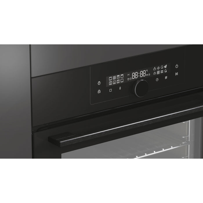 Фурнa за вграждане HAIER HOQ-F6QAN3GB/EE 72 L, А++, КАТАЛИТИЧНИ ПАНЕЛИ, ТЕЛЕСКОПИЧНА СИСТЕМА, ПЛАВНО ЗАТВАРЯНЕ