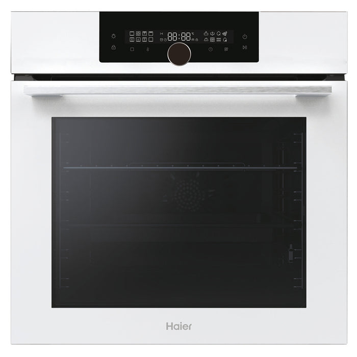 Фурнa за вграждане HAIER HOQ-F6QAN3WB/EE 72 L, А++, КАТАЛИТИЧНИ ПАНЕЛИ, ТЕЛЕСКОПИЧНА СИСТЕМА, ПЛАВНО ЗАТВАРЯНЕ