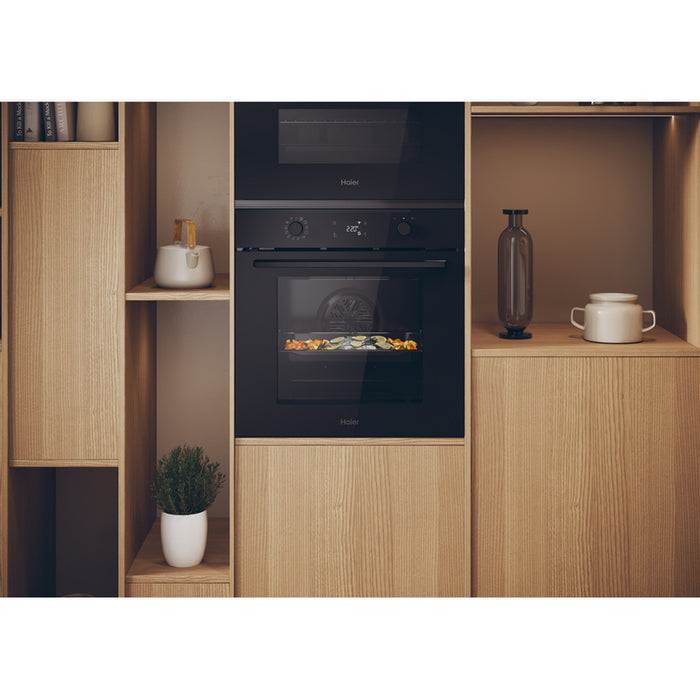 Фурнa за вграждане HAIER H6 ID2P5B3YTB 78, А++, ТЕЛЕСКОПИЧНА СИСТЕМА, ПИРОЛИТИЧНО ПОЧИСТВАНЕ