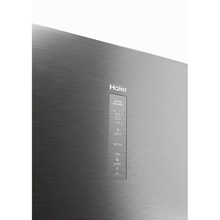 Хладилник с долен фризер HAIER HTW 5618 ENMG 185.50 см