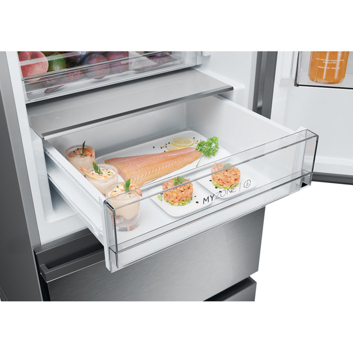 Хладилник с долен фризер HAIER HTW 5618 ENMG 185.50 см