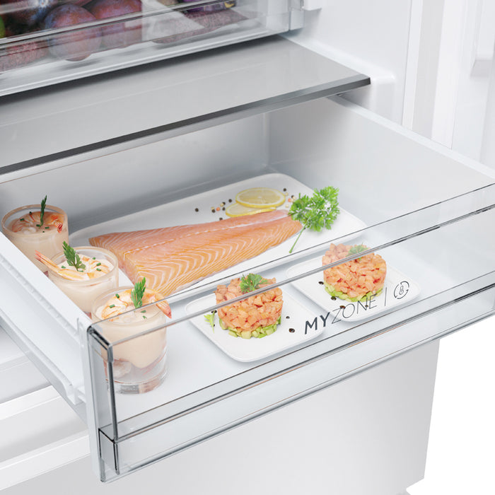 Хладилник с долен фризер HAIER HTW 5618 ENPW 185.00 см