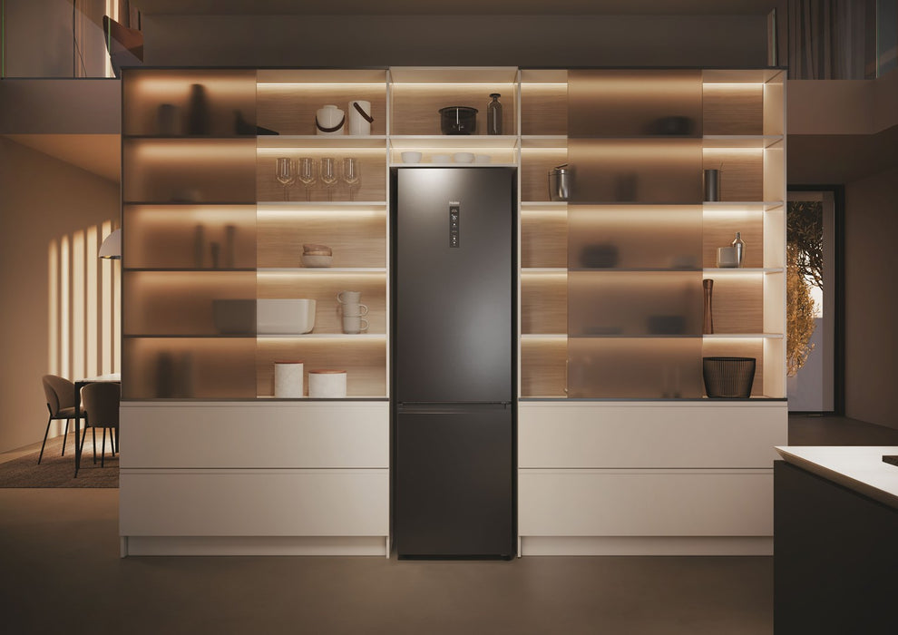 Haier Хладилник HDPW5620DNPD (406L; черен)