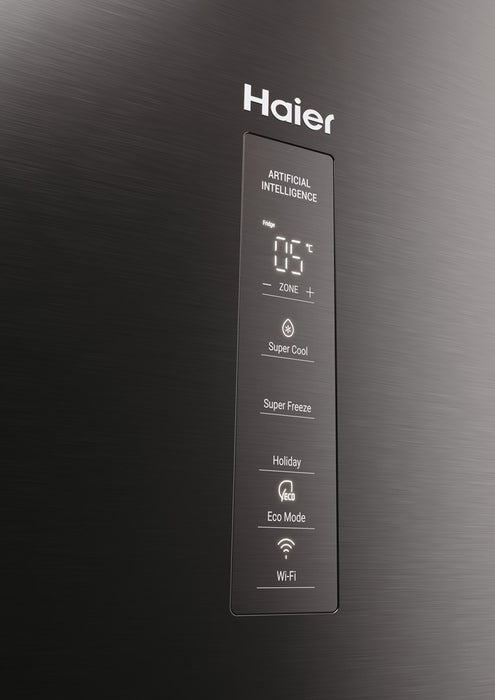Haier Хладилник HDPW5620DNPD (406L; черен)