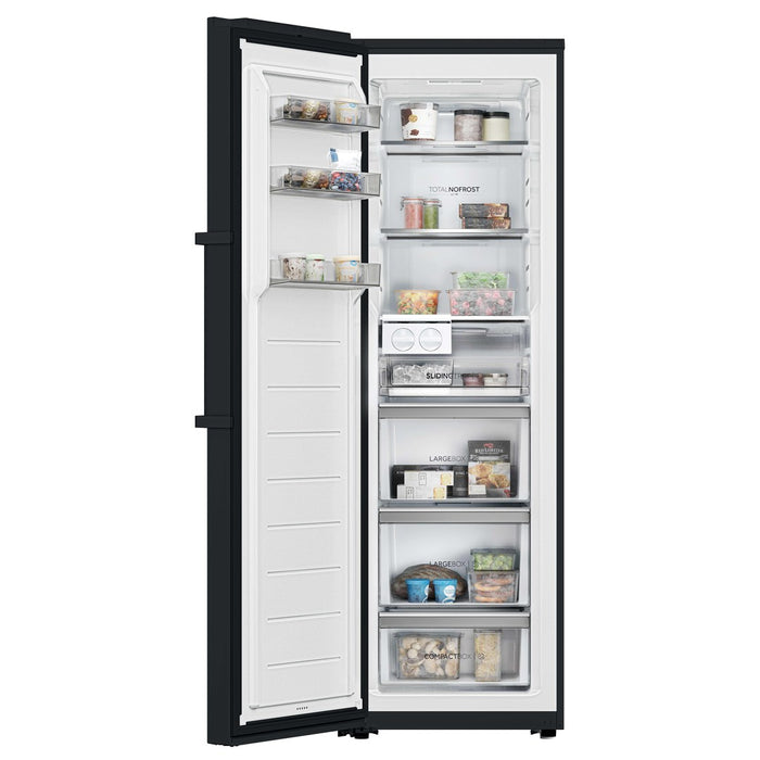 Haier UP 60 Series 7 H4F306DDH1L Вертикален фризер Свободностоящ 301 LD Черен