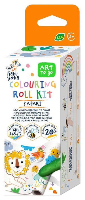 Руло за оцветяване със стикери Haku Yoka - Сафари, 2 m