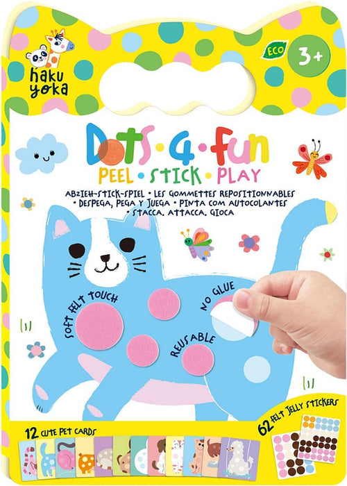 Творчески комплект Haku Yoka Dots4Fun - Домашни любимци