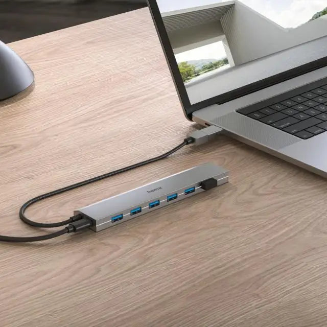 HAMA 7-портов хъб USB 3.2 Gen 1 5 Gbit/s вкл.