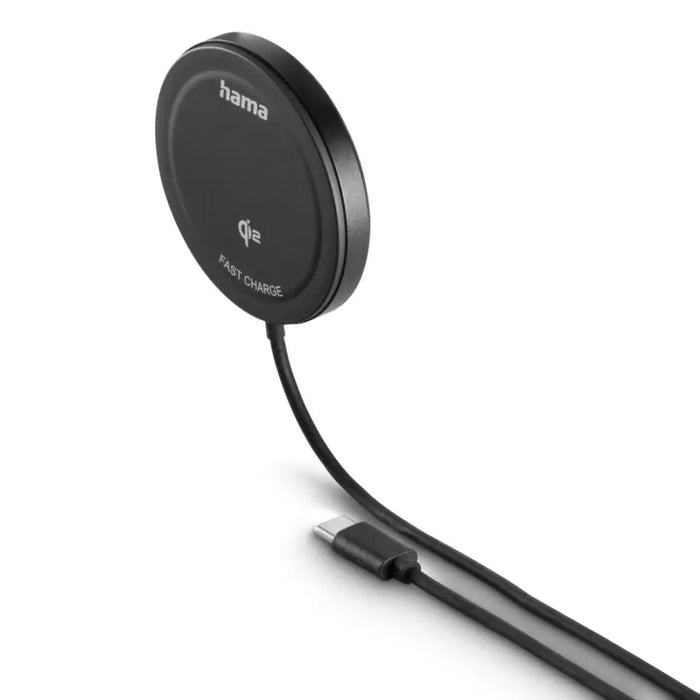 HAMA Безжично зарядно устройство Qi2 15 W черно за Apple