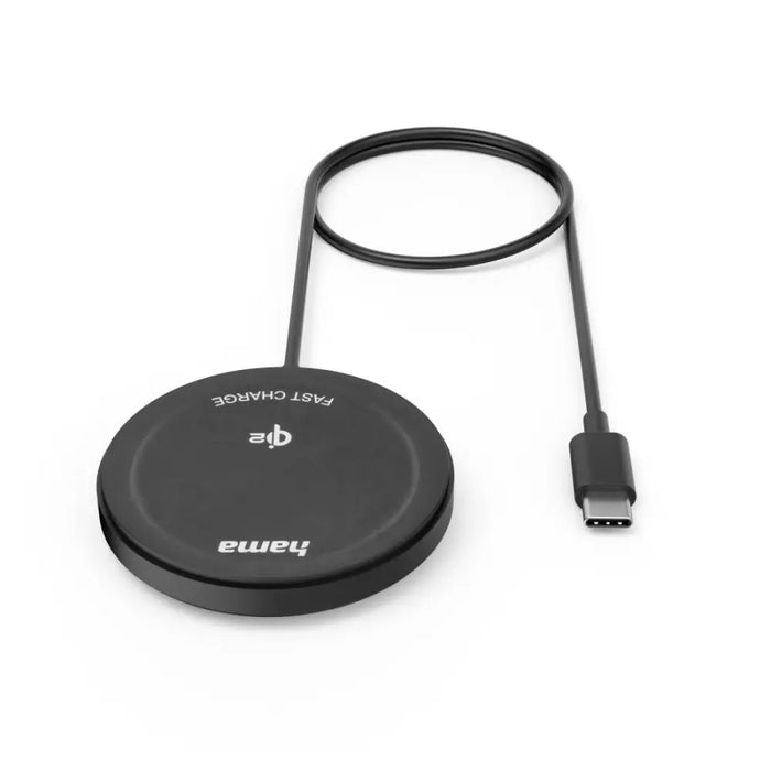 HAMA Безжично зарядно устройство Qi2 15 W черно за Apple