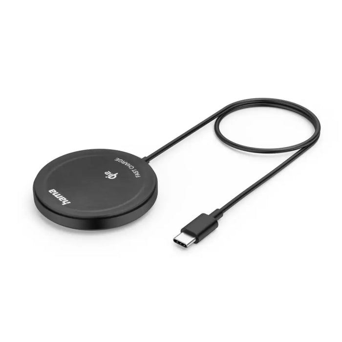 HAMA Безжично зарядно устройство Qi2 15 W черно за Apple