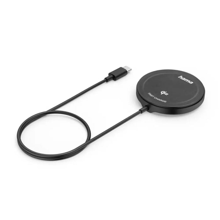 HAMA Безжично зарядно устройство Qi2 15 W черно за Apple