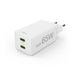 HAMA Бързо зарядно 220V 65W GaN 2x USB-C PD 201994