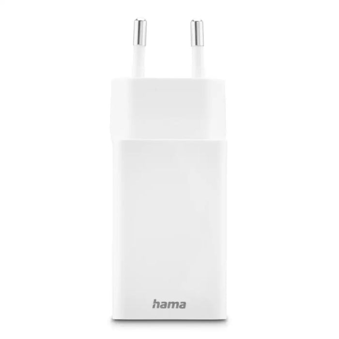 HAMA Бързо мини зарядно 45 W 1x USB-C - 1x USB-A PD бяло