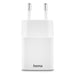 HAMA Бързо мини Gan зарядно 30 W 1x USB-C 1x USB-A PD бял
