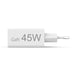 HAMA Бързо мини зарядно 45 W 1x USB-C - 1x USB-A PD бяло