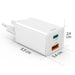 HAMA Бързо мини зарядно 45 W 1x USB-C - 1x USB-A PD бяло