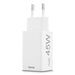 HAMA Бързо мини зарядно 45 W 1x USB-C - 1x USB-A PD бяло