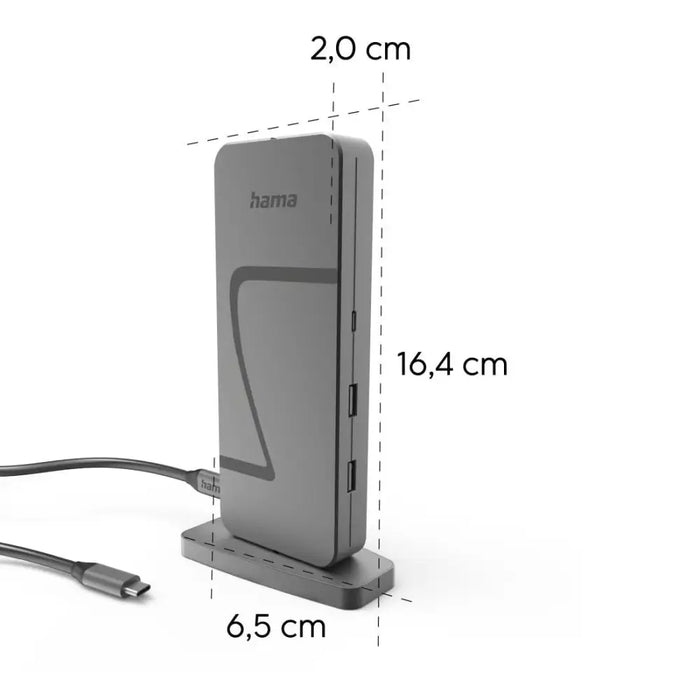 HAMA Докинг станция ’Connect2Office Speed’ USB4 USB-C PD 40